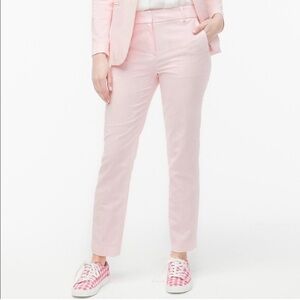 JCrew Factory Pink linen pant